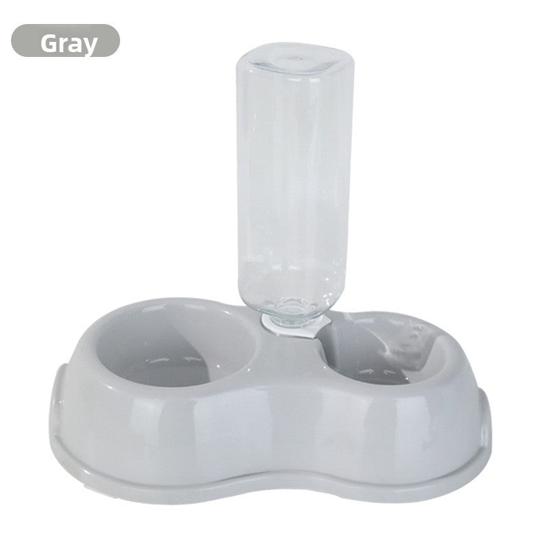 Dinette food and water bowl set in Gray