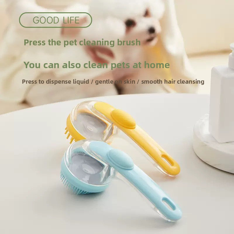 You let go to grab the shampoo bottle — and your dog is already halfway out of the tub.
