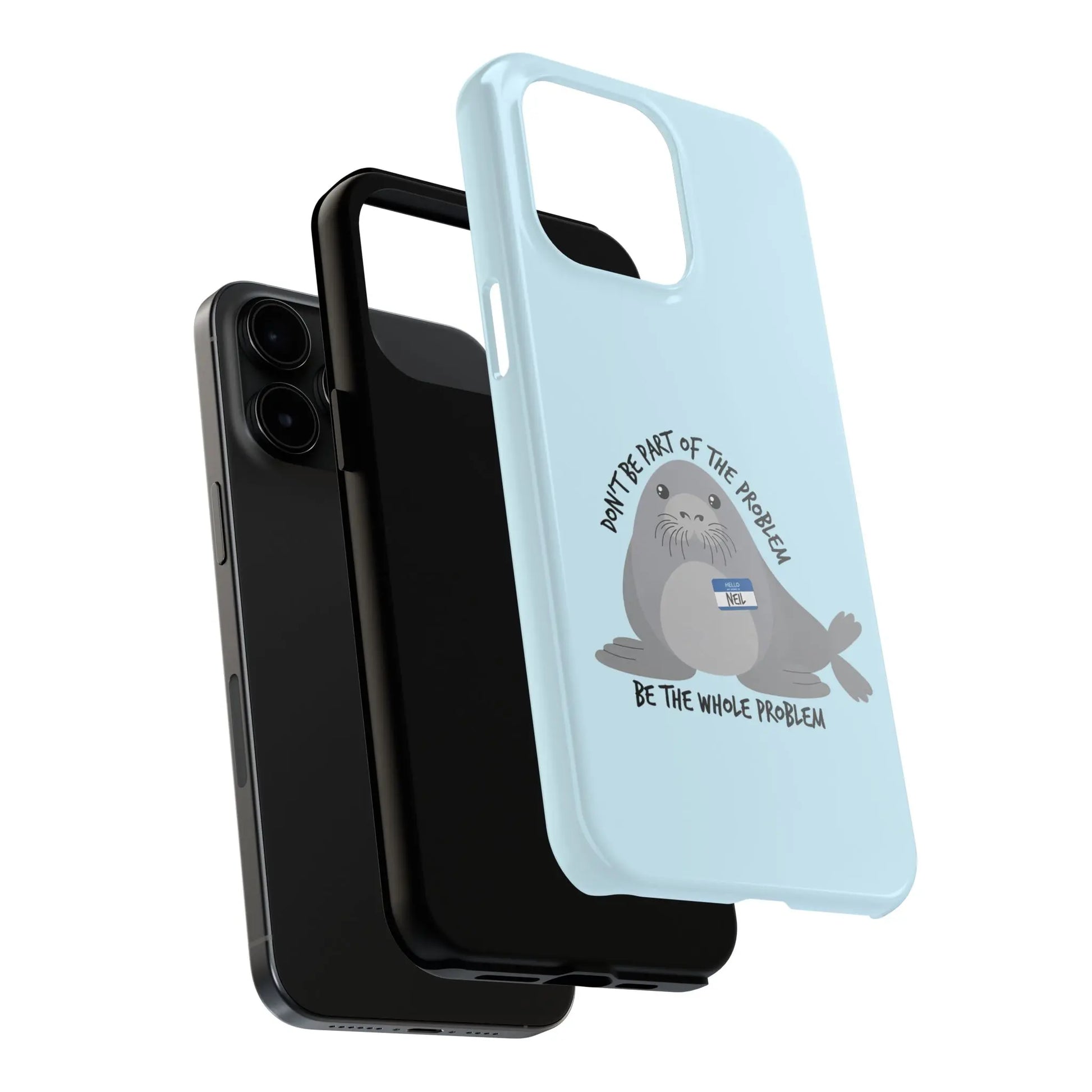 Neil the Seal Phone Case, Seal Phone Case, Cute Phone Case