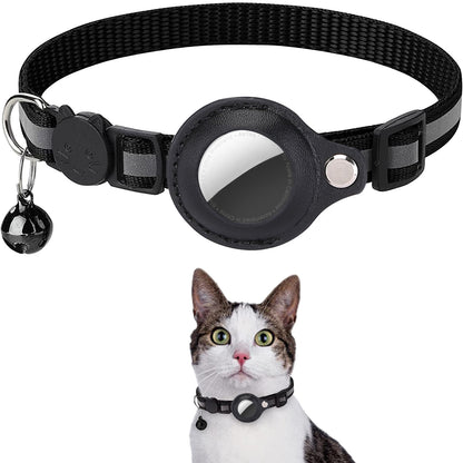 Porchlight breakaway cat collar in Black