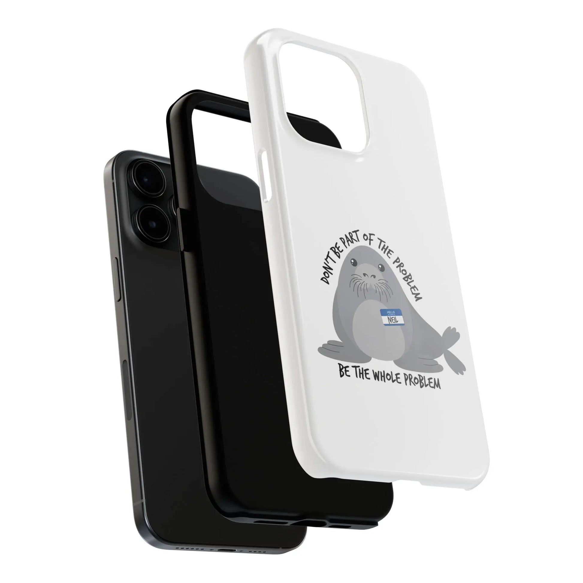 Neil the Seal Phone Case, Seal Phone Case, Cute Phone Case