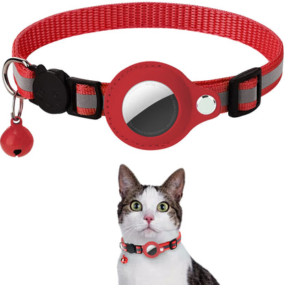 Porchlight breakaway cat collar in Red