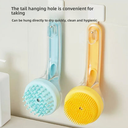 Sudwag shampoo dispensing bath brush for dogs