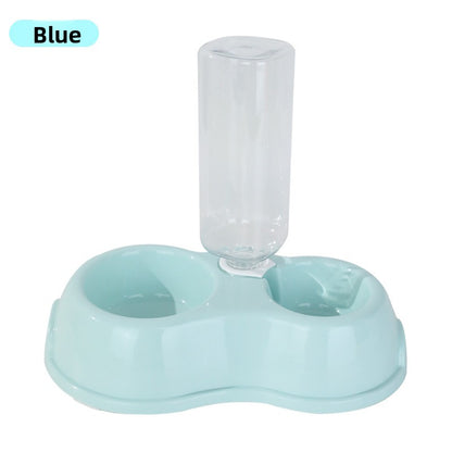 Dinette food and water bowl set in Blue