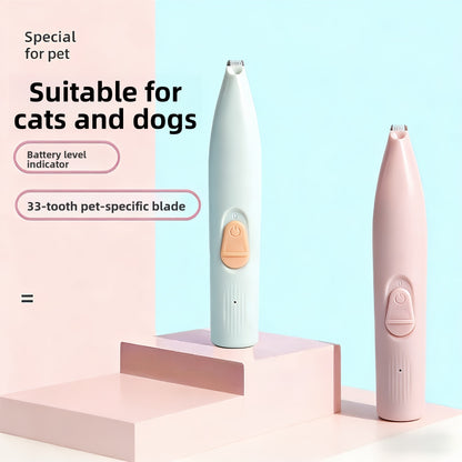 Clawm Paw Trimmer, a quiet paw hair trimmer for dogs