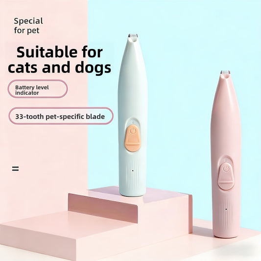 Clawm Paw Trimmer, a quiet paw hair trimmer for dogs
