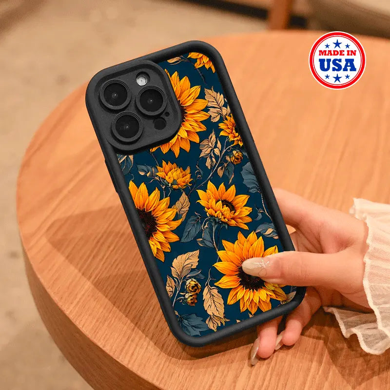 Sunflower Song,Trendy Aesthetic Case, Iphone, Creative Design Phone Case, Luxury Phone Case, Phone Case Durable Protection, Sleek Iphone Case