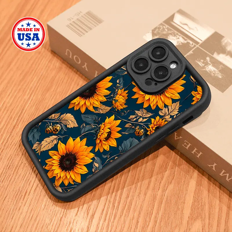 Sunflower Song,Trendy Aesthetic Case, Iphone, Creative Design Phone Case, Luxury Phone Case, Phone Case Durable Protection, Sleek Iphone Case