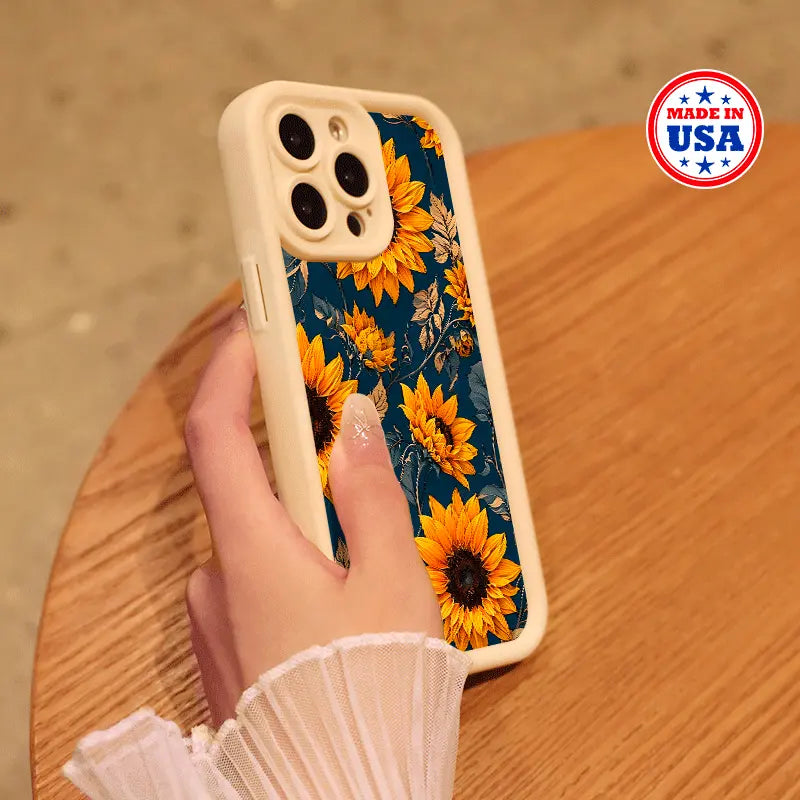 Sunflower Song,Trendy Aesthetic Case, Iphone, Creative Design Phone Case, Luxury Phone Case, Phone Case Durable Protection, Sleek Iphone Case